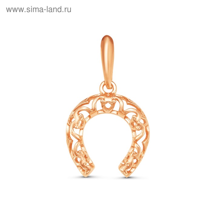 Подвеска «Подкова», позолота - Фото 1