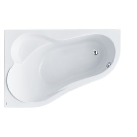 Ванна акриловая Santek «Ибица» 150х100 см, асимметричная левая, белая