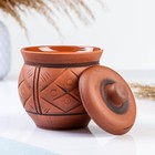 Горшочек для запекания Кунгурская керамика «Молочение», 500 мл, коричневый - Фото 2