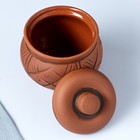 Горшочек для запекания Кунгурская керамика «Молочение», 650 мл, керамика, коричневый - Фото 2