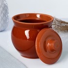 Горшочек для запекания Кунгурская керамика «Стандарт», 350 мл, керамика, коричневый - Фото 2