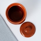 Горшочек для запекания Кунгурская керамика «Стандарт», 350 мл, керамика, коричневый - Фото 3