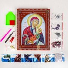 Картина фигурными стразами "Утоли Мои Печали" 20×25см - Фото 2
