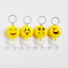 Фонарик брелок для ключей на кольце «Смайлик», 1 LED, 3×5.5 см - Фото 2