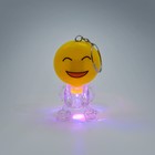 Фонарик брелок для ключей на кольце «Смайлик», 1 LED, 3×5.5 см - Фото 4