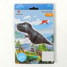 Шар фольгированный 32" «Динозавр тёмно-зелёный», ходячий, под воздух (комплект 4 шт) - фото 32565656