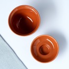 Горшок для запекания Кунгурская керамика «Застолье», 400 мл, коричневый - Фото 3