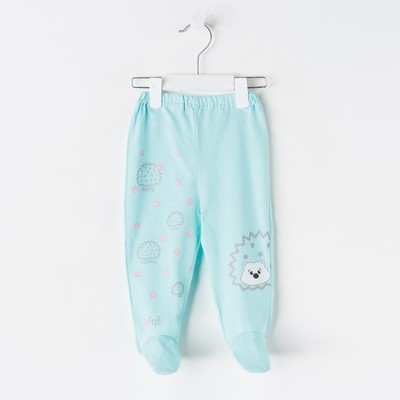 Ползунки детские, цвет голубой, рост 62 см