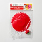 Крышка-непроливайка силиконовая Доляна «Вишенка», d=11 см, цвет красный - Фото 4