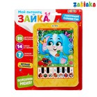 Планшет музыкальный «Мой питомец: Зайка», песенки, звуки, фразы, играем как на пианино, работает от батареек - Фото 1