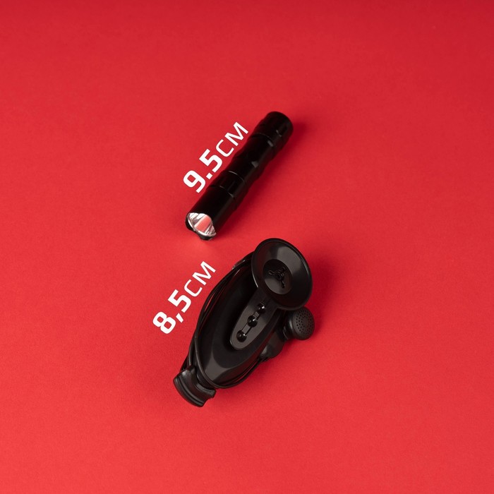 Шпионская игрушка «Набор для слежки», подслушивающее устройство и фонарик в комплекте, работает от батареек - фото 1889395134