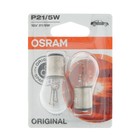 Лампа автомобильная Osram P21/5W BAY15d, 12 В, 21/5 Вт, набор 2 шт, 7528-02B - Фото 2