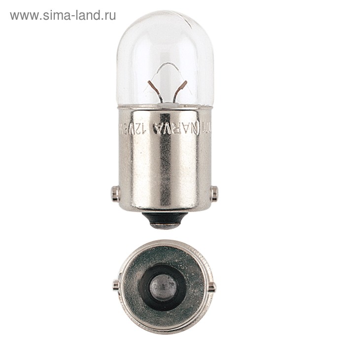 Лампа автомобильная Narva, R10W, 12 В, 10 Вт, набор 2 шт, 17311 (бл.2)