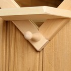 Зеркало для бани и сауны «Ромб», 20×20 см, настенное, с полкой, с крючком, «Добропаровъ» - Фото 3