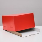 Кондитерская упаковка, красный, 30 х 30 х 19 см - Фото 2