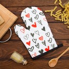 Варежка «Этель» Love Life «Сердечки», 26×16 см, 100% п/э - Фото 1