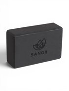 Блок для йоги Sangh, 23×15×8 см, чёрный - Фото 2