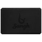 Блок для йоги Sangh, 23х15х8 см, цвет чёрный - фото 3844933