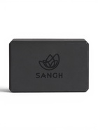 Блок для йоги Sangh, 23×15×8 см, чёрный - Фото 3