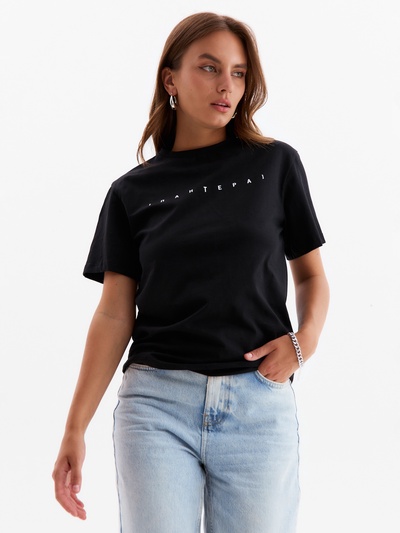 Футболка женская KAFTAN «Пантера», чёрный, размер 40-42