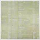 Пленка для цветов матовая "Новости Love",зеленый чай/лимонный крем, 60 х 60 см - Фото 3