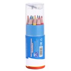 Цветные карандаши в тубусе, 12 цветов, трехгранные, Щенячий патруль - Фото 7