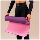 Коврик для йоги Sangh, нескользящий, 183×61×0.6 см, цвет фиолетовый - Фото 5