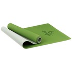 Коврик для йоги Sangh, 183×61×0,6 см, цвет зелёный - фото 3845028