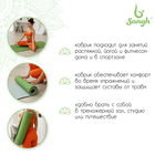 Коврик для йоги Sangh, 183×61×0,8 см, цвет зелёный - фото 8497924