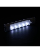 Светильник светодиодный с датчиком движения, 5 LED, 2 Вт, от батареек 3хAAA, 6500К, свечение холодное белое - Фото 5