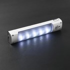 Светильник светодиодный с датчиком движения, 5 LED, 2 Вт, от батареек 3*AAA, 6500К, белый 4508104 - фото 12283013