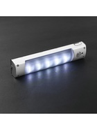 Светильник светодиодный с датчиком движения, 5 LED, 2 Вт, от батареек 3хAAA, 6500К, свечение холодное белое 4508104 - фото 319885003