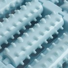 Массажёр «Барабаны», 26×22×5 см, 5 рядов, голубой - Фото 4