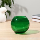 ваза FLORA WORKSHOP d=7,5см h=10.5см 43417GR цв.зеленый - фото 3546203
