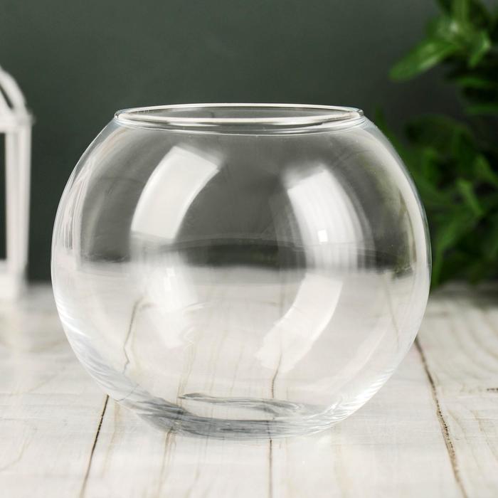 Ваза Paşabahçe «Флора», d=7.5 см, стекло, прозрачная - Фото 1