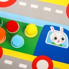 Детский развивающий игровой набор с помпошками «Разложи по цветам: большой и маленький», виды МИКС - Фото 7