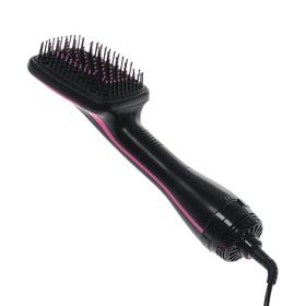 {{photo.Alt || photo.Description || 'УЦЕНКА Фен-щетка для волос LuazON LFS-01, 220 В, 1600 Вт, 3 режима, чёрно-розовый'}}