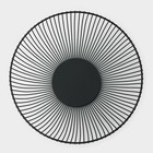 Фруктовница Доляна, 24.5×24.5×14 см, чёрная - Фото 2