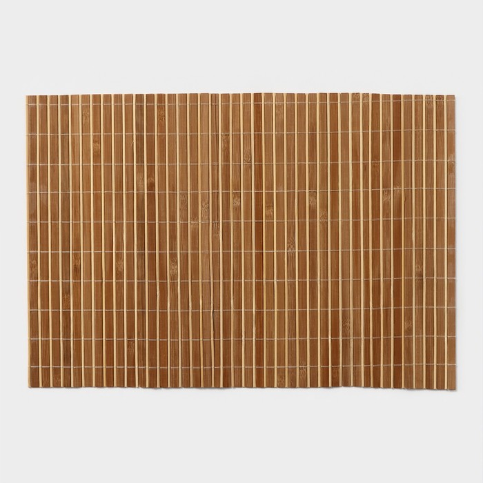 Салфетка сервировочная на стол «Соломка», 43×30 см, цвет светло-коричневый - Фото 1