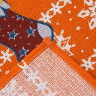 Полотенце Экономь и Я «Новогодние шалости» вид 2, размер 45х60 см, цвет оранжевый, хлопок - Фото 3