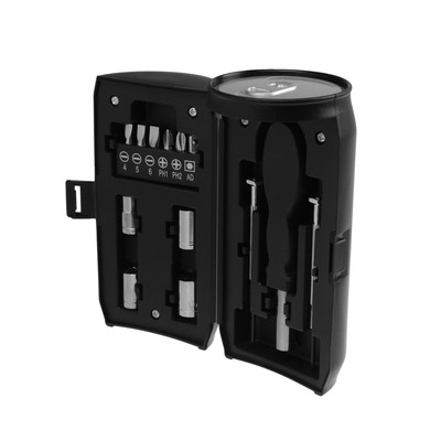 Набор инструментов ТУНДРА, подарочный пластиковый кейс «Банка», 13 предметов