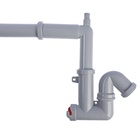 Сифон для раковины "АНИ Пласт" F5320, 1 1/4" х 40 мм, без выпуска, смещенный,  отвод 4674277