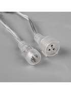 Гирлянда «Бахрома» 3 × 0.6 м, IP44, УМС, прозрачная нить, 160 LED, свечение синее, мерцание белым, 220 В - Фото 9