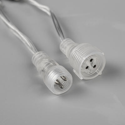 Гирлянда «Бахрома» 3×0.6 м, IP44, УМС, прозрачная нить, 160 SMD-LED, свечение мульти, 220 В