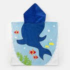 Полотенце-пончо детское махровое Крошка Я "Морское", 60*120см, 100% хлопок - Фото 4