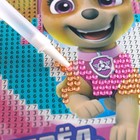 Алмазная мозаика с частичным заполнением для детей «Щенячий патруль», 15 х 10.см - Фото 7