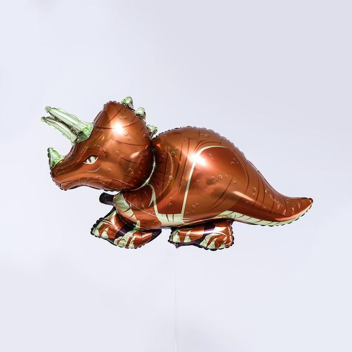 Шар фольгированный 42" «Динозавр трицератопс» - Фото 1