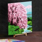 Картина по номерам с дополнительными элементами «Сакура на берегу», 30х40 см - Фото 2