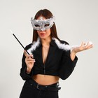 Карнавальный набор A little party never killed nobody, маска, мундштук, боа - Фото 4