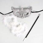 Карнавальный набор A little party never killed nobody, маска, мундштук, боа - Фото 3